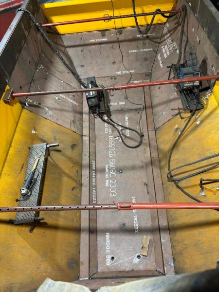 Blindages en HARDOX pour benne de dumper en Gironde